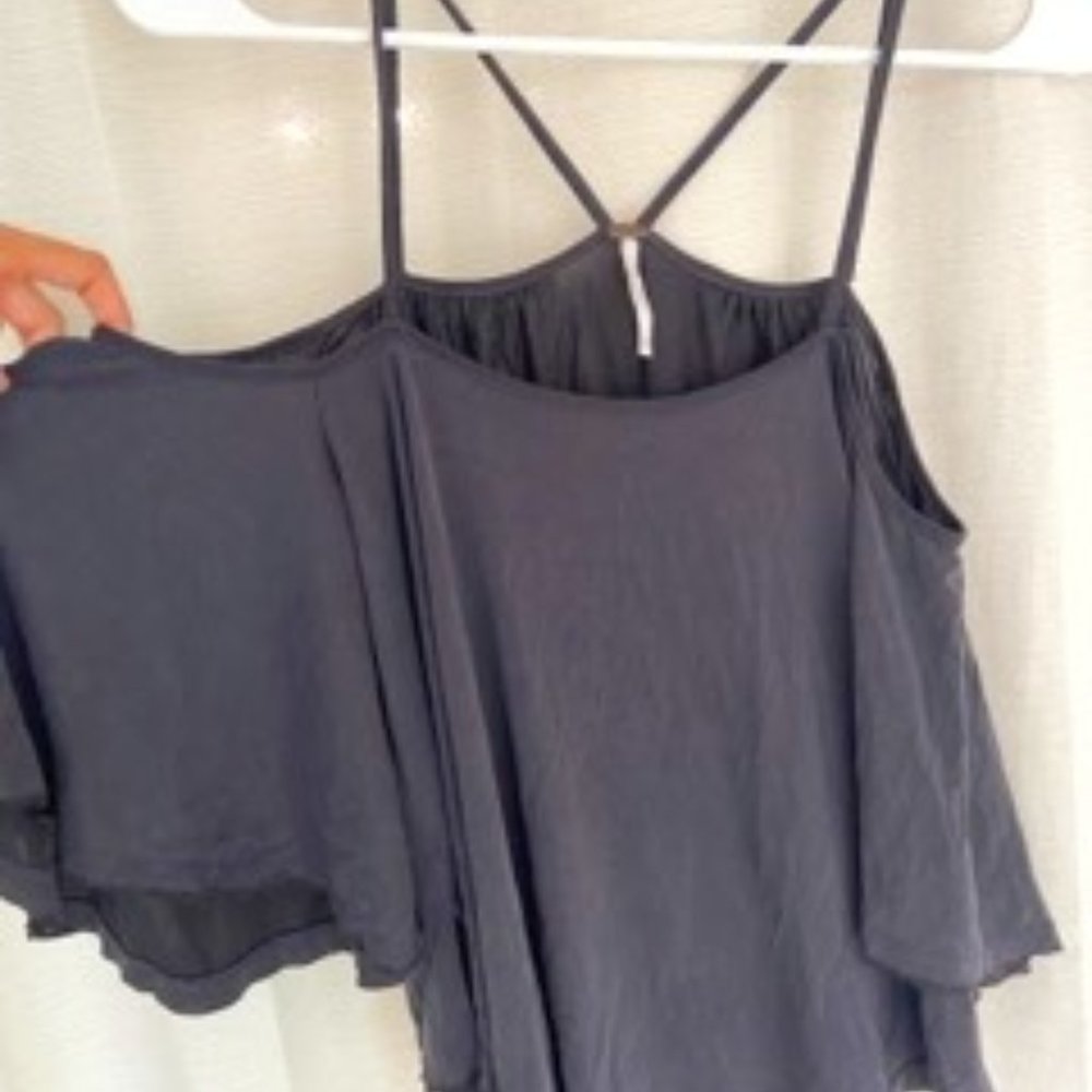 Free People cutout blouse